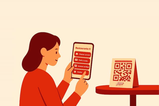 Cliente escolhe a opção