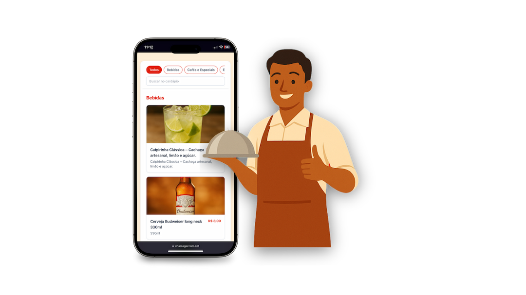 Cardápio Digital - Chama Garçom